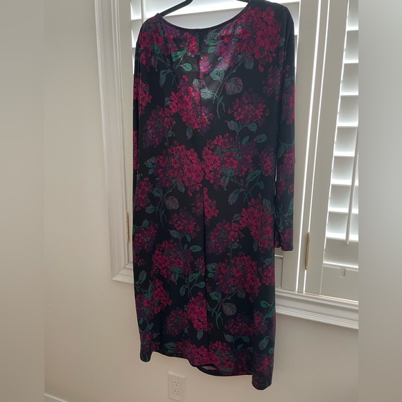 Chaps floral faux wrap dress size 20 - Picture 5 of 7
